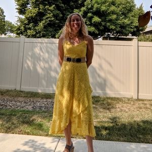Lulus Yellow Dress, Size Small